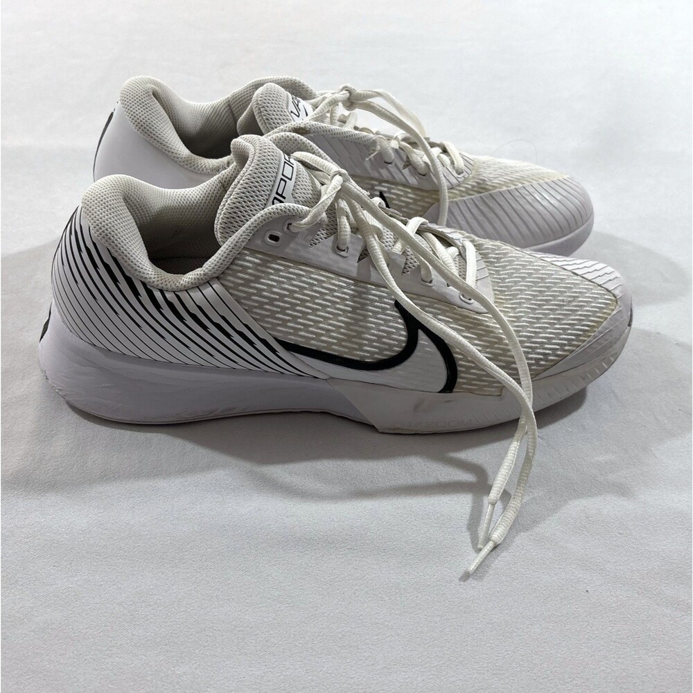 Nike Court Air Zoom Vapor Pro 2 Tennis Mens White DR6191-101 Shoes Gym Sz 10